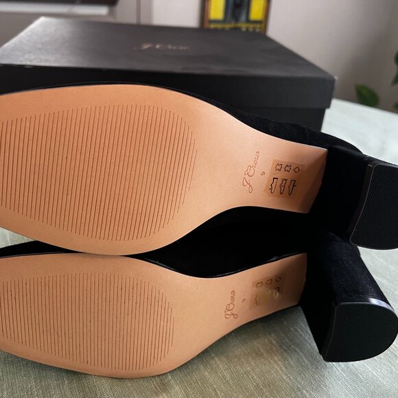 J. Crew Black Heeled Boots - Picture 3 of 5